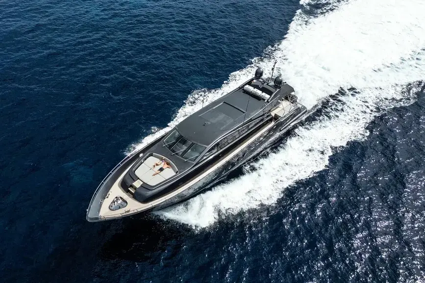Leopard 31, main deck — Mallorca Yachst Hire, Mallorca. Morning coves, afternoon anchorage off Cala Mondragó