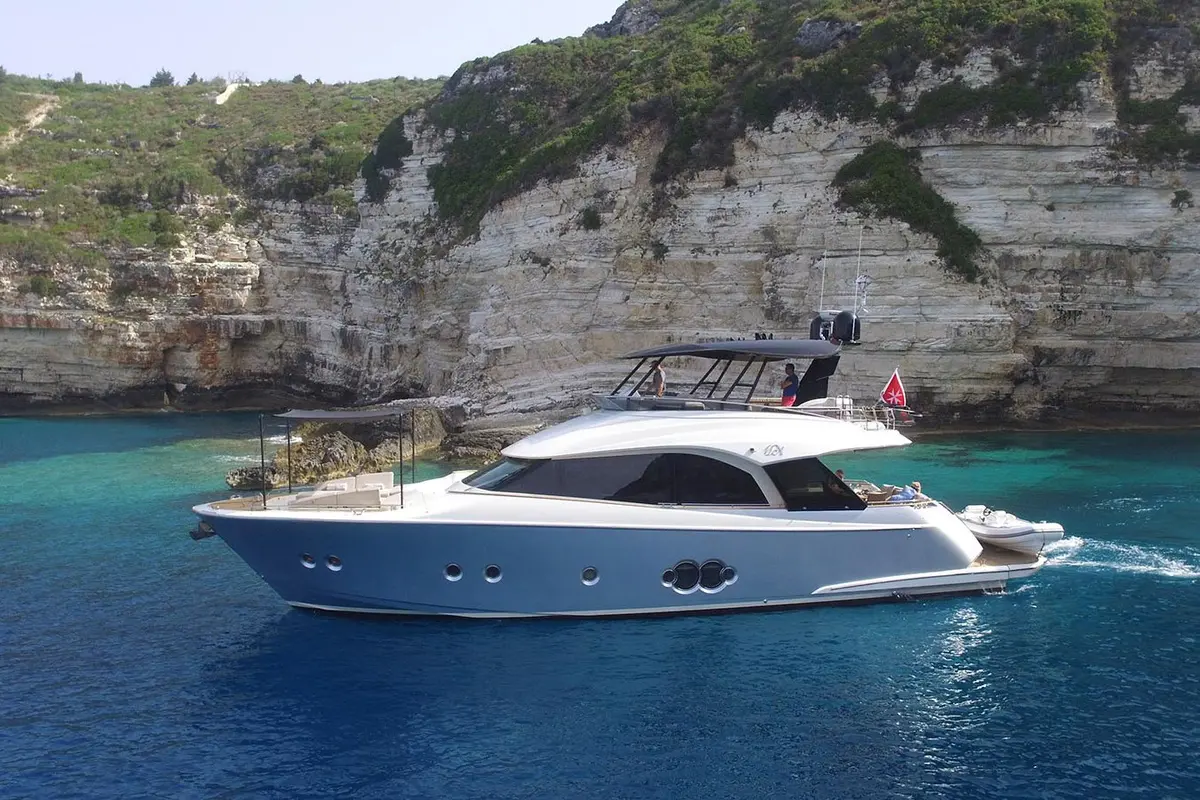 MCY66, exterior — Mallorca Yachst Hire, Mallorca. East coast cala hopping with easy sunset returns