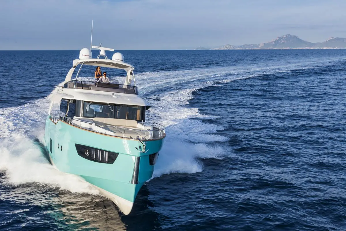 Navetta 58, aft deck — Mallorca Yachst Hire, Mallorca. Steady-hulled mornings along Mallorca's east coast calas