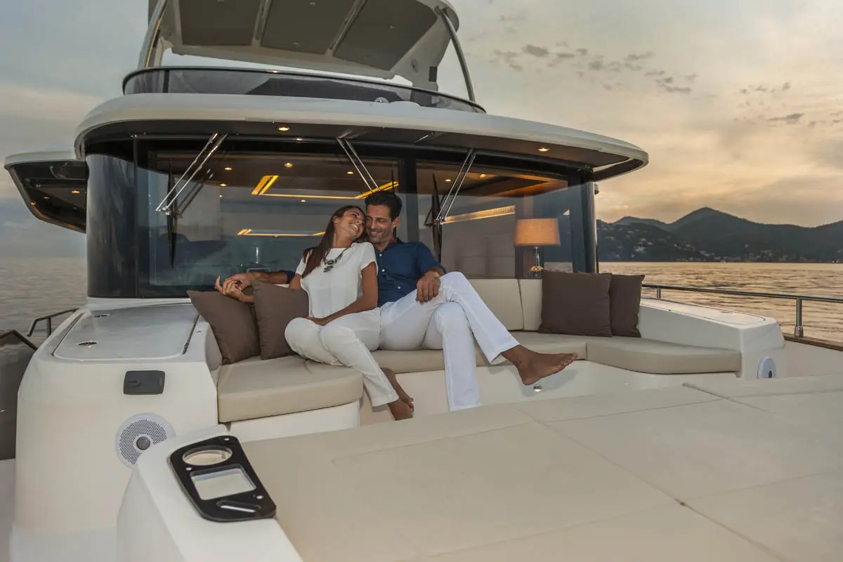 Navetta 58, flybridge — Mallorca Yachst Hire, Mallorca. Steady-hulled mornings along Mallorca's east coast calas