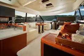 Prestige 550 FLY, flybridge — Mallorca Yachst Hire, Mallorca. East coast cala hopping for up to twelve guests