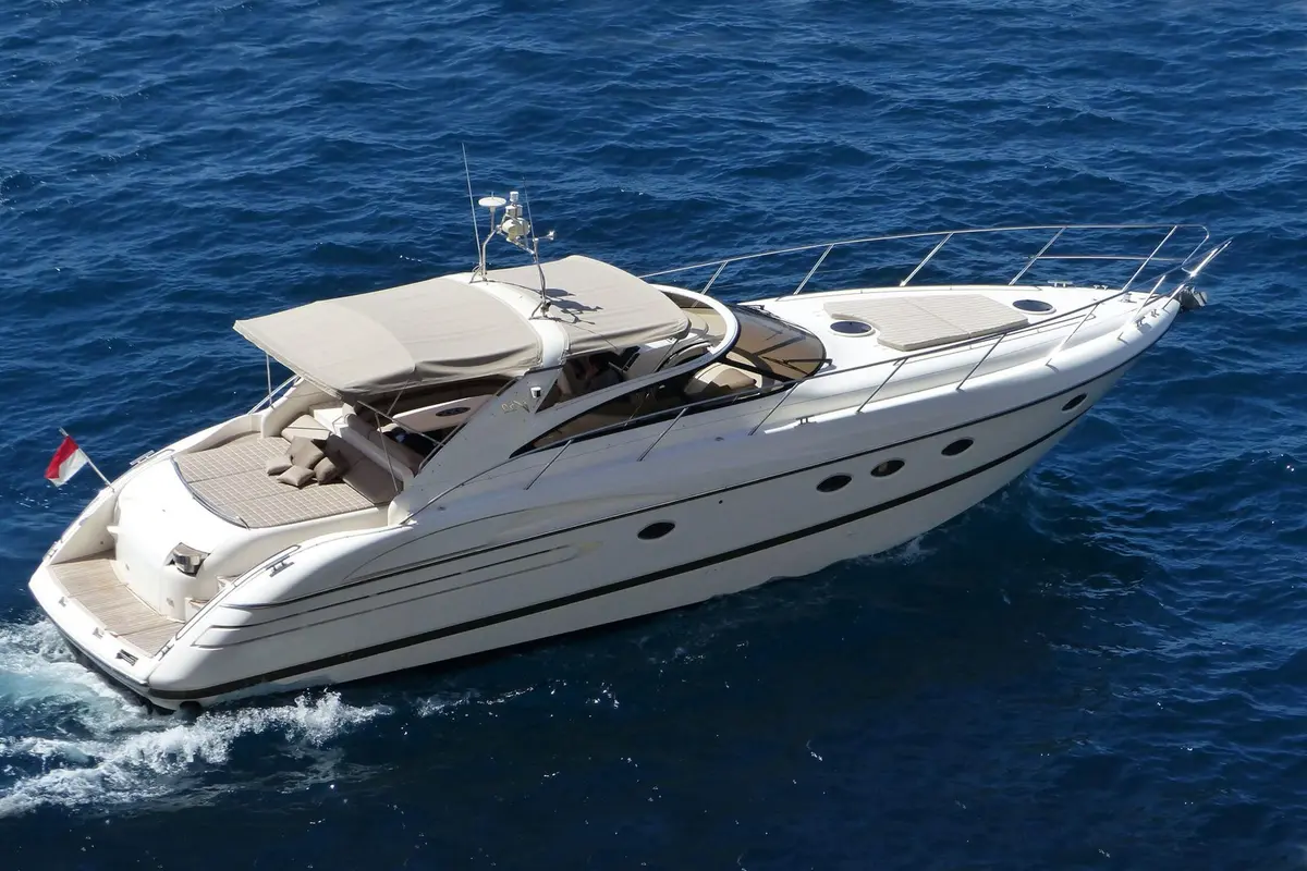 Princess 50, exterior — Mallorca Yachst Hire, Mallorca. East Coast Cala Hopping From Porto Cristo To Cala Pi