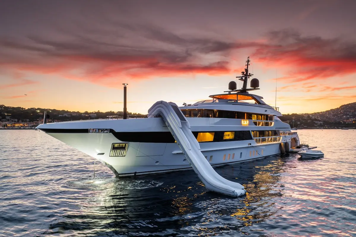 RMF, main deck — Mallorca Yachst Hire, Mallorca. Fifty-two metres of calm off Formentor's cliffs